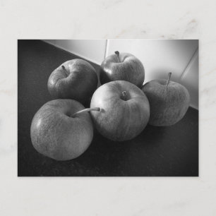 Cartão Postal Maçãs na cozinha