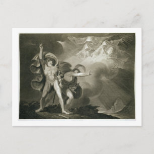 Cartão Postal Macbeth, Banquo e as Três Bruxas na Terra