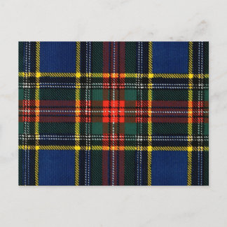 Cartão Postal Macbeth Tartan