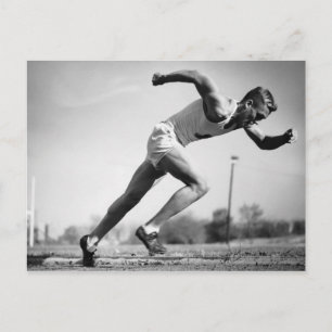 Cartão Postal Mache Runner