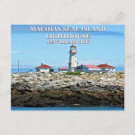 Cartão Postal Machias Seal Island Lighthouse, Cartão-postal de N