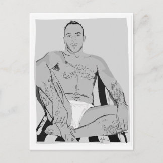 Cartão Postal "Macho Alfa"