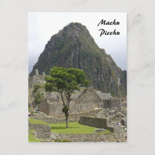 Cartão Postal machu peru
