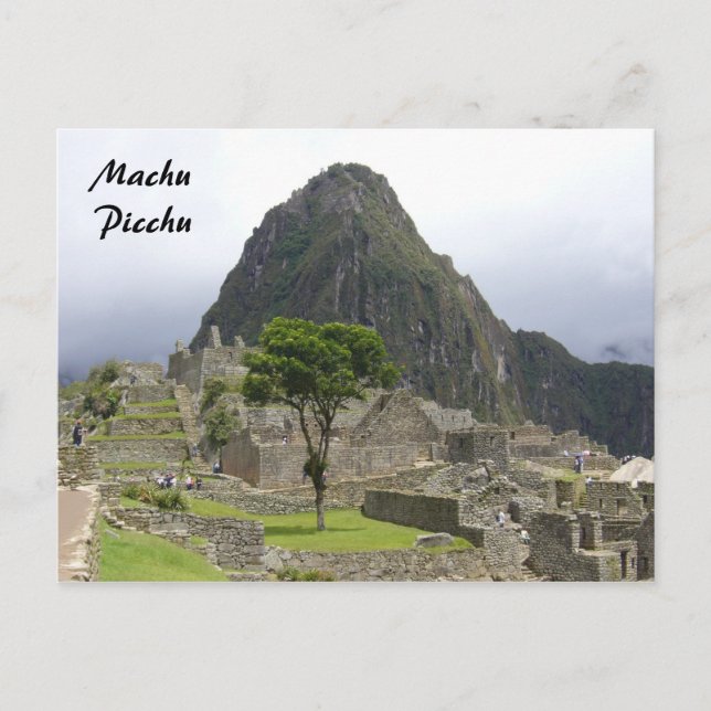 Cartão Postal machu picchu (Frente)