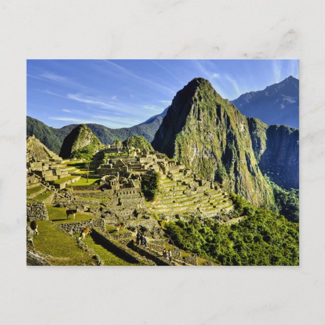 Cartão Postal Machu Picchu Antiga, último refúgio da (Frente)