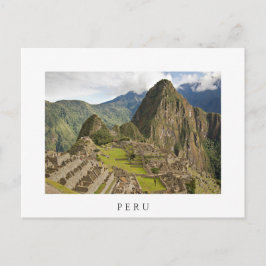 Cartão Postal Machu Picchu, cidade inca do Peru, cartão-postal b