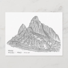 Cartão Postal Machu Picchu, Perú