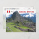 Cartão Postal Machu Picchu, Peru (Frente/Verso)