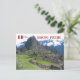 Cartão Postal Machu Picchu, Peru (Em pé/Frente)