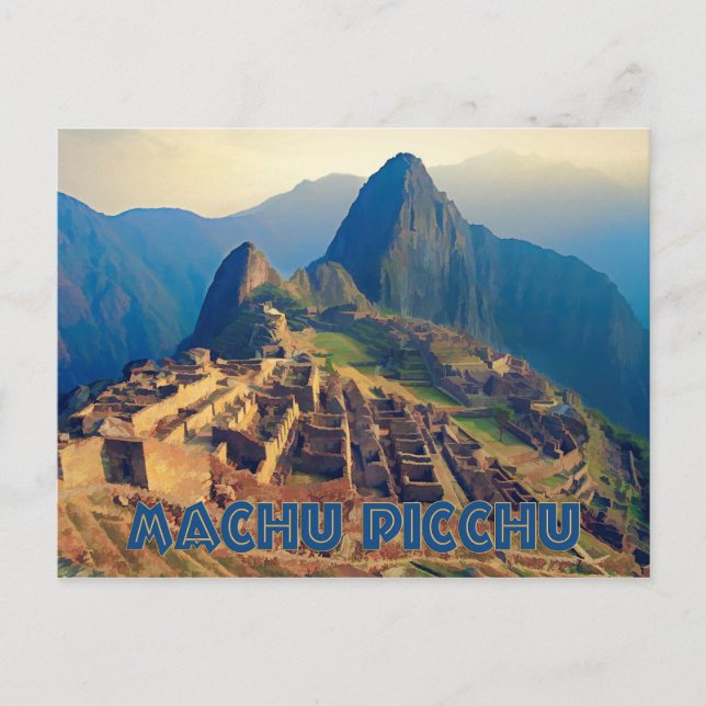 Cartão Postal Machu Picchu Peru (Frente)