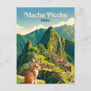 Cartão Postal Machu Picchu Peru