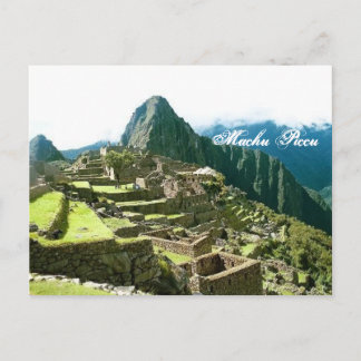 Cartão postal Machu Picchu Peru