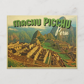 Cartão Postal Machu Picchu Peru