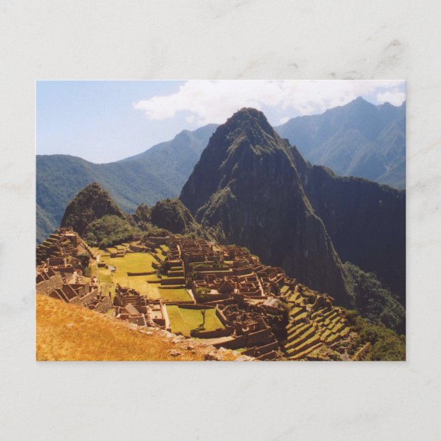 Cartão Postal Machu Picchu Peru - Machu Picchu Ruins Sunrise (Frente)