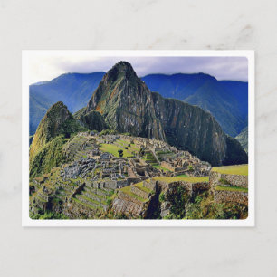 Cartão Postal MACHU PICCHU - Peru - panorama