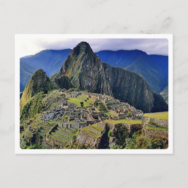 Cartão Postal MACHU PICCHU - Peru - panorama (Frente)
