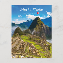 Cartão Postal Machu Picchu, Peru - Ruínas da Cidadela Inca