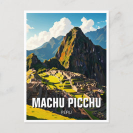 Cartão Postal Machu Picchu Peru Viagem Souvenir