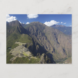 Cartão Postal Machu Picchu visto desde Huayna Picchu, UNESCO
