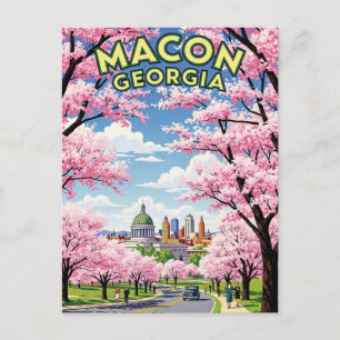 Cartão Postal Macon Georgia Viagem
