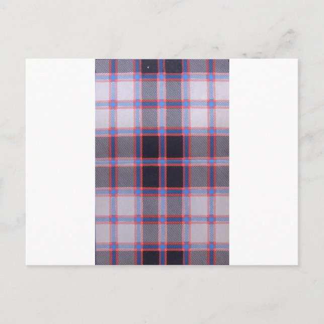CARTÃO POSTAL MACPHERSON HUNTING TARTAN (Frente)