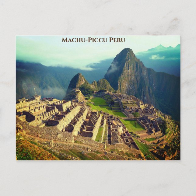 Cartão Postal Macu-Piccu Peru (Frente)