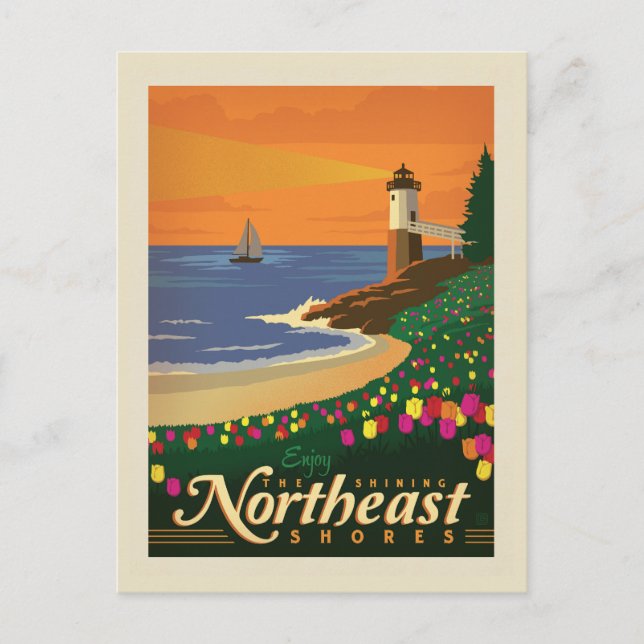 Cartão Postal Macy's Flower Show | Nordeste (Frente)