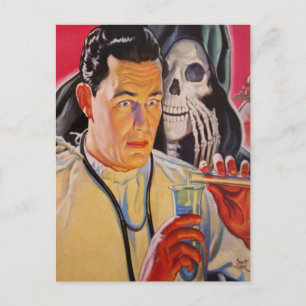Cartão Postal Mad Scientist