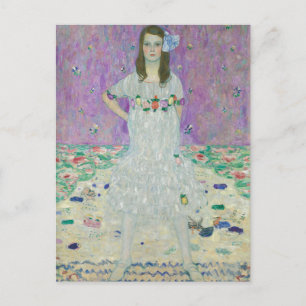 Cartão Postal Mäda Primavesi por Gustav Klimt
