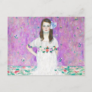 Cartão Postal Mada Primavesi por Gustav Klimt - Trabalho de arte