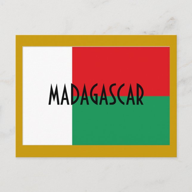 Cartão postal Madagascar (Frente)