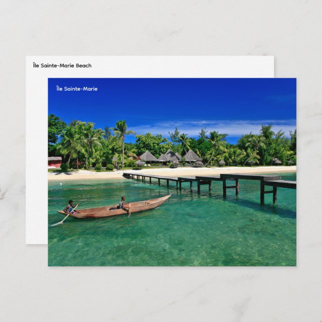 Cartão postal Madagáscar (Frente/Verso)