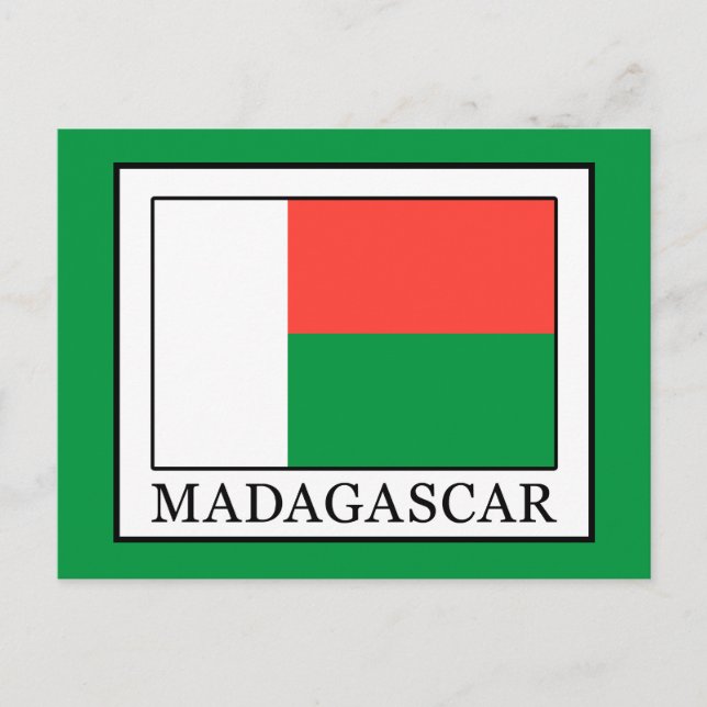 Cartão Postal Madagáscar (Frente)