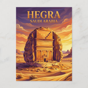 Cartão Postal Mada'in Salih Arábia Saudita