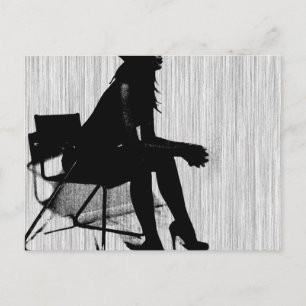 Cartão Postal Madalena em preto