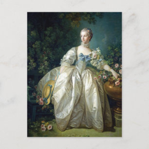 Cartão Postal Madame Bergeret 1766 Boucher