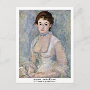 Cartão Postal Madame Henriot-Retrato De Pierre-Auguste Renoir