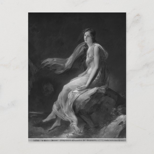 Cartão Postal Madame Recamier (Frente)