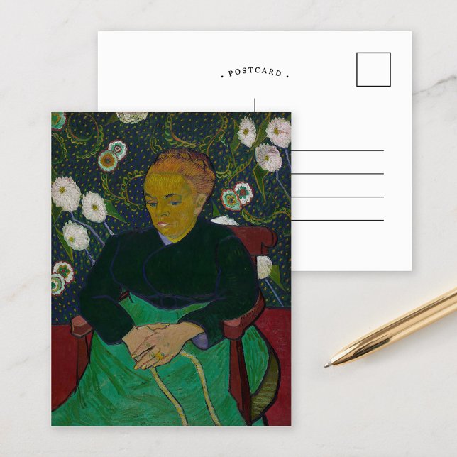 Cartão Postal Madame Roulin | Vincent van Gogh (Criador carregado)