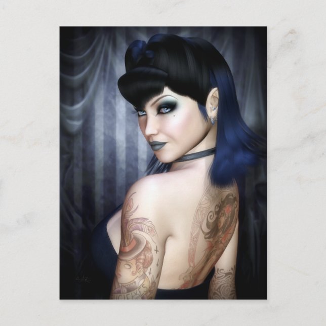 Cartão Postal Madame Sophie Vampire Queen Postcard (Frente)