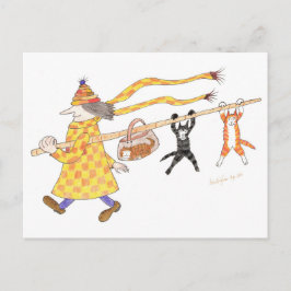 Cartão Postal MadCatWoman e os Polecats