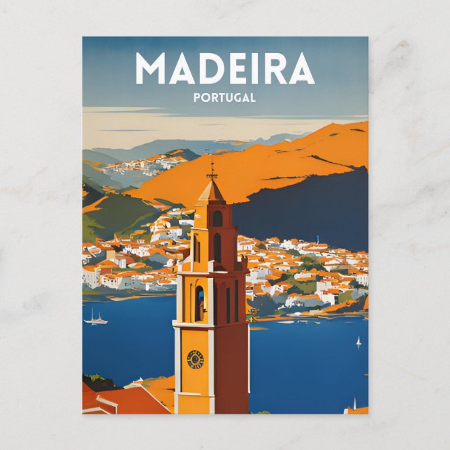 Cartão Postal Madeira (Frente)