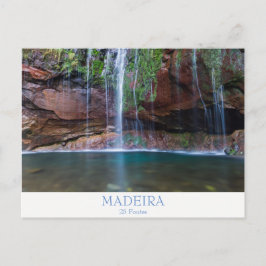 Cartão Postal Madeira - 25 Fontes postais com texto
