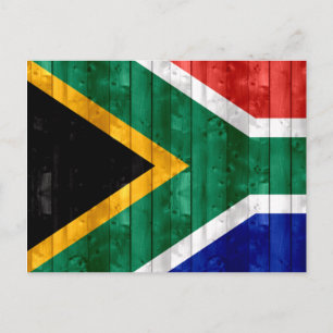 Cartão Postal Madeira bandeira sul-africana