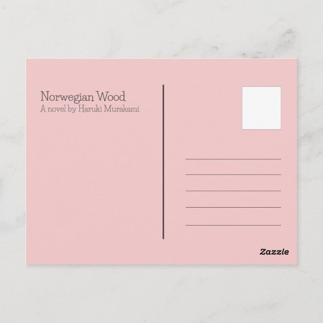 Cartão Postal Madeira norueguesa - Naoko (Verso)