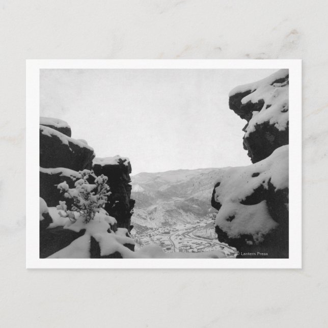 Cartão Postal Madeiras como vistas pela fotografia de rochas bra (Frente)