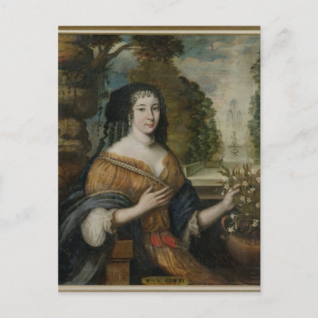 Cartão Postal Madeleine de Scudery (Frente)