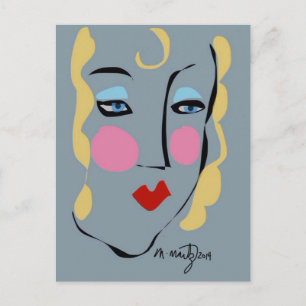 Cartão Postal Madeleine Foi Louca Por Matisse