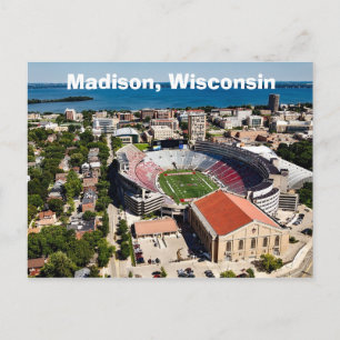 Cartão Postal Madison Wisconsin O Cartão-postal do Capitólio