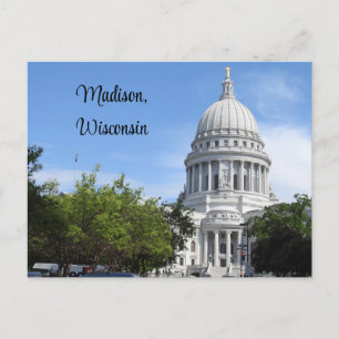 Cartão Postal Madison, Wisconsin State Capitol